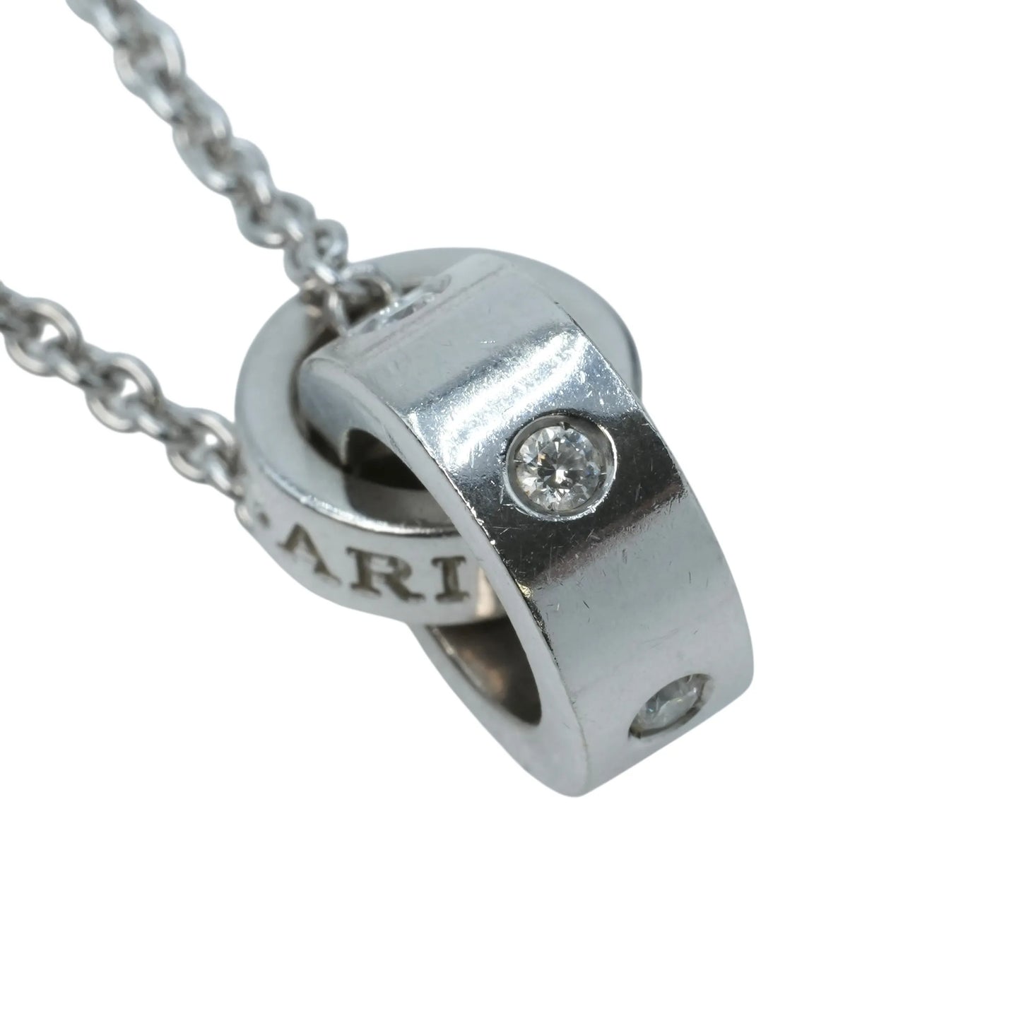 BVLGARI ブルガリブルガリ 5PD ネックレス - 18KWG