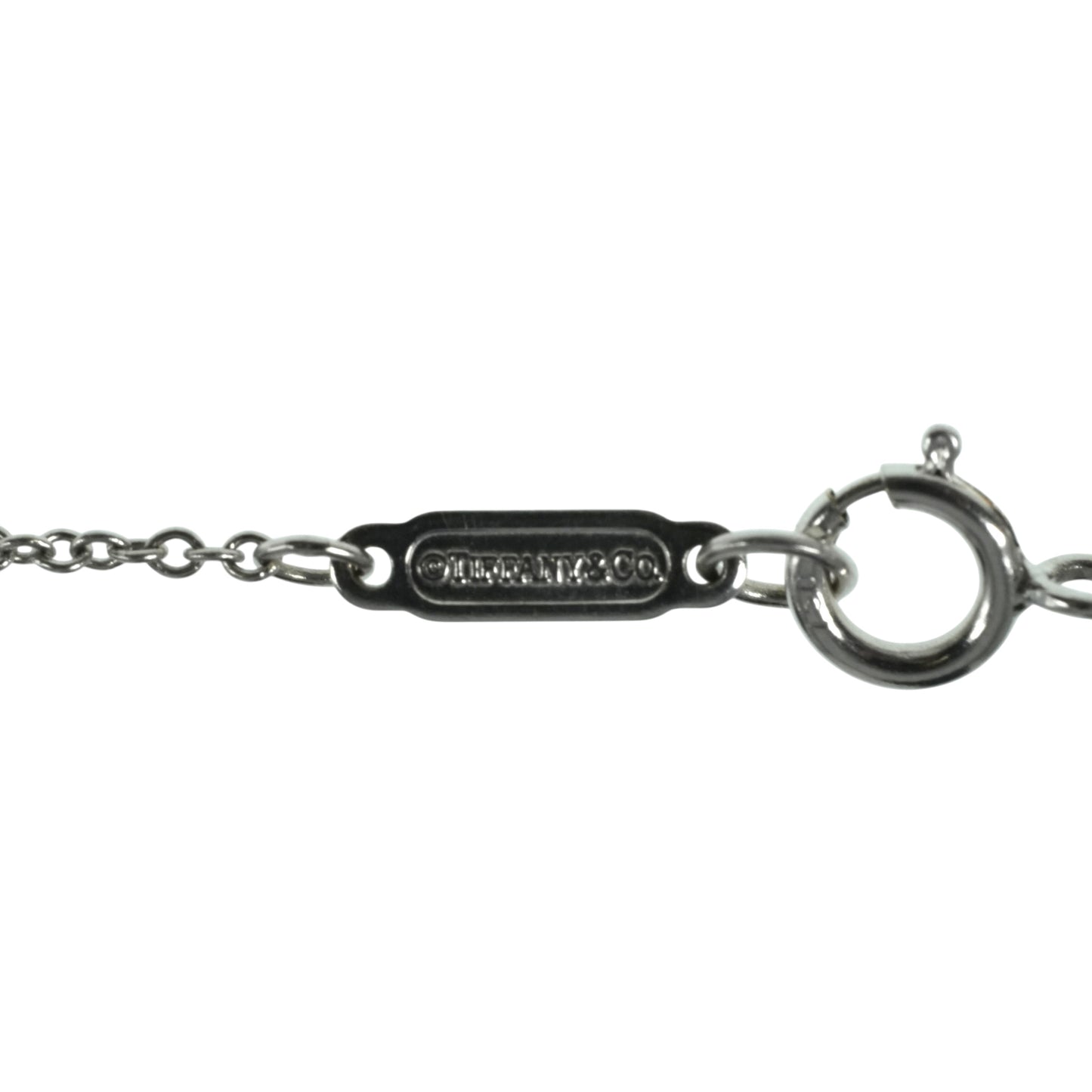 Tiffany メトロ ハート ネックレス - 18KWG