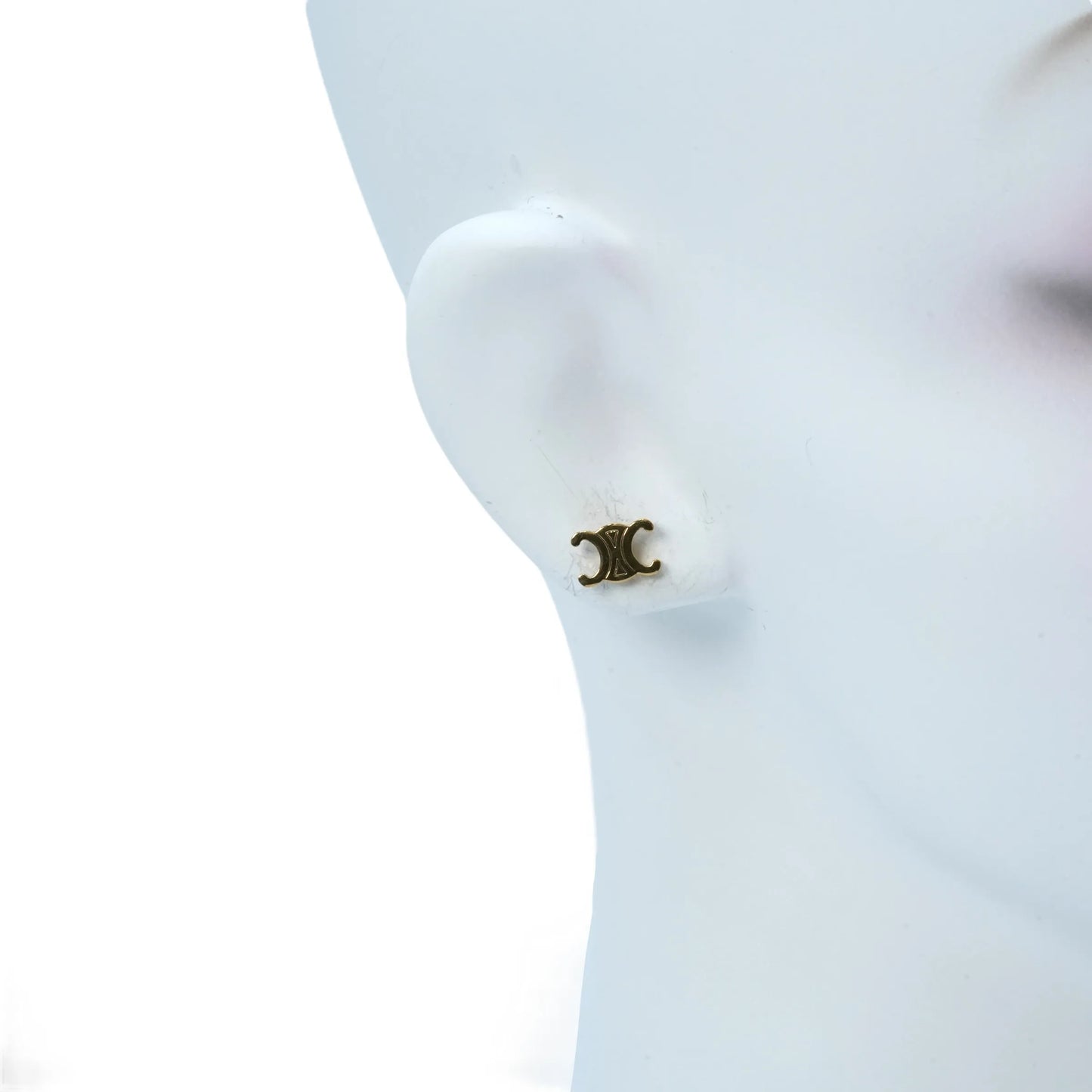 CELINE Triomphe Studs Earring - Metal