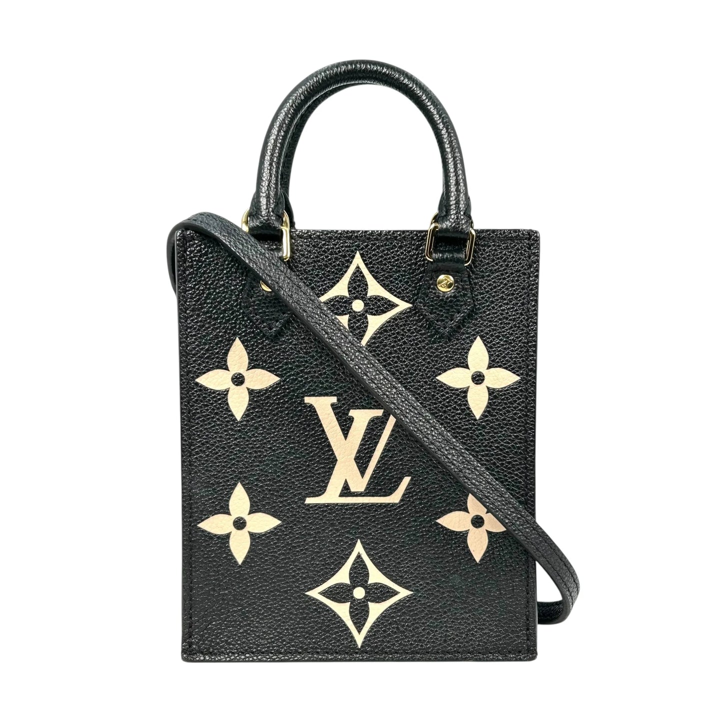 Louis Vuitton モノグラム アンプラント プティットサックプラ バイカラー ハンドバッグ ショルダーバッグ - ブラック - 35476