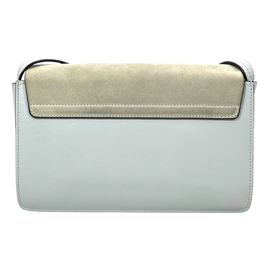 Chloé Faye Calfskin Shoulder Bag - Light Gray