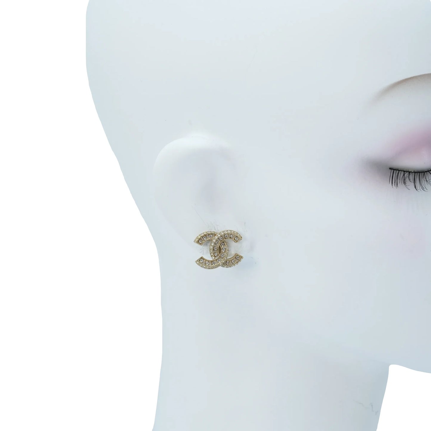 CHANEL Crystal Timeless CC Earrings F21 V - Metal