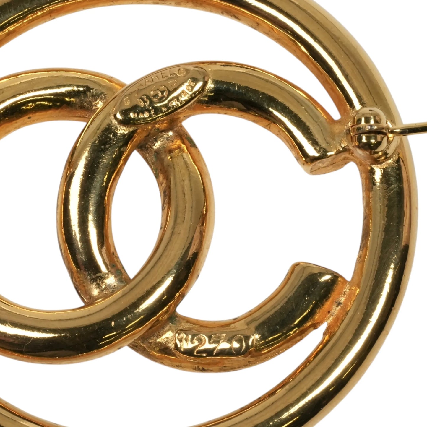 CHANEL CC ロゴ ブローチ アクセサリー 03P - メタル - 34618