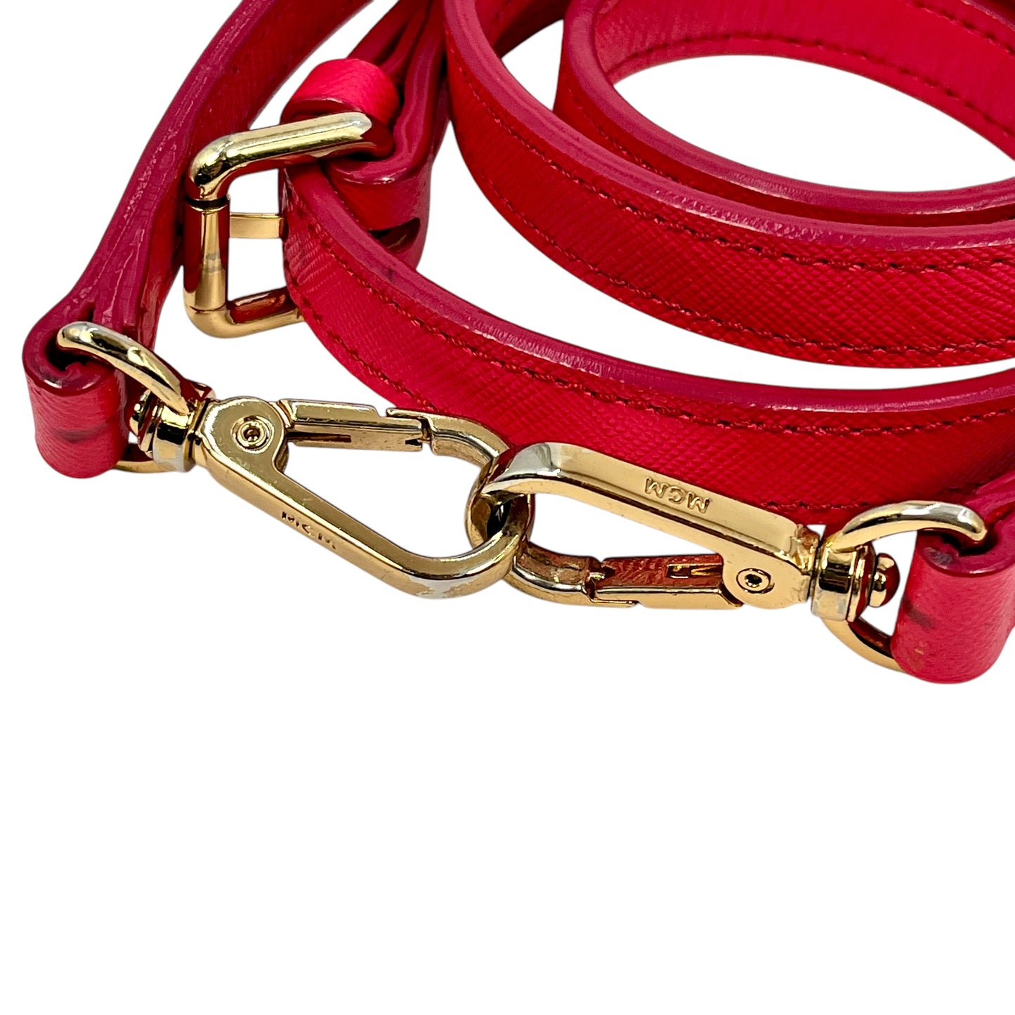 MCM Leather Handbag/Shoulder Bag - Pink