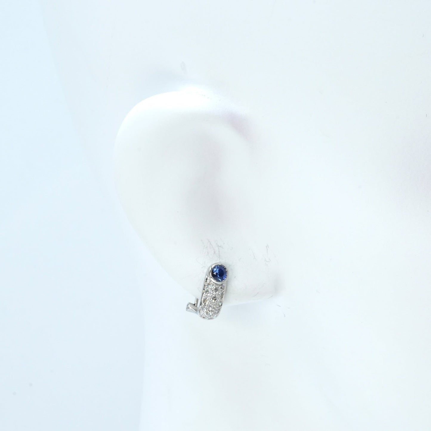 Sapphire Platinum Earrings Jewelry - Pt900