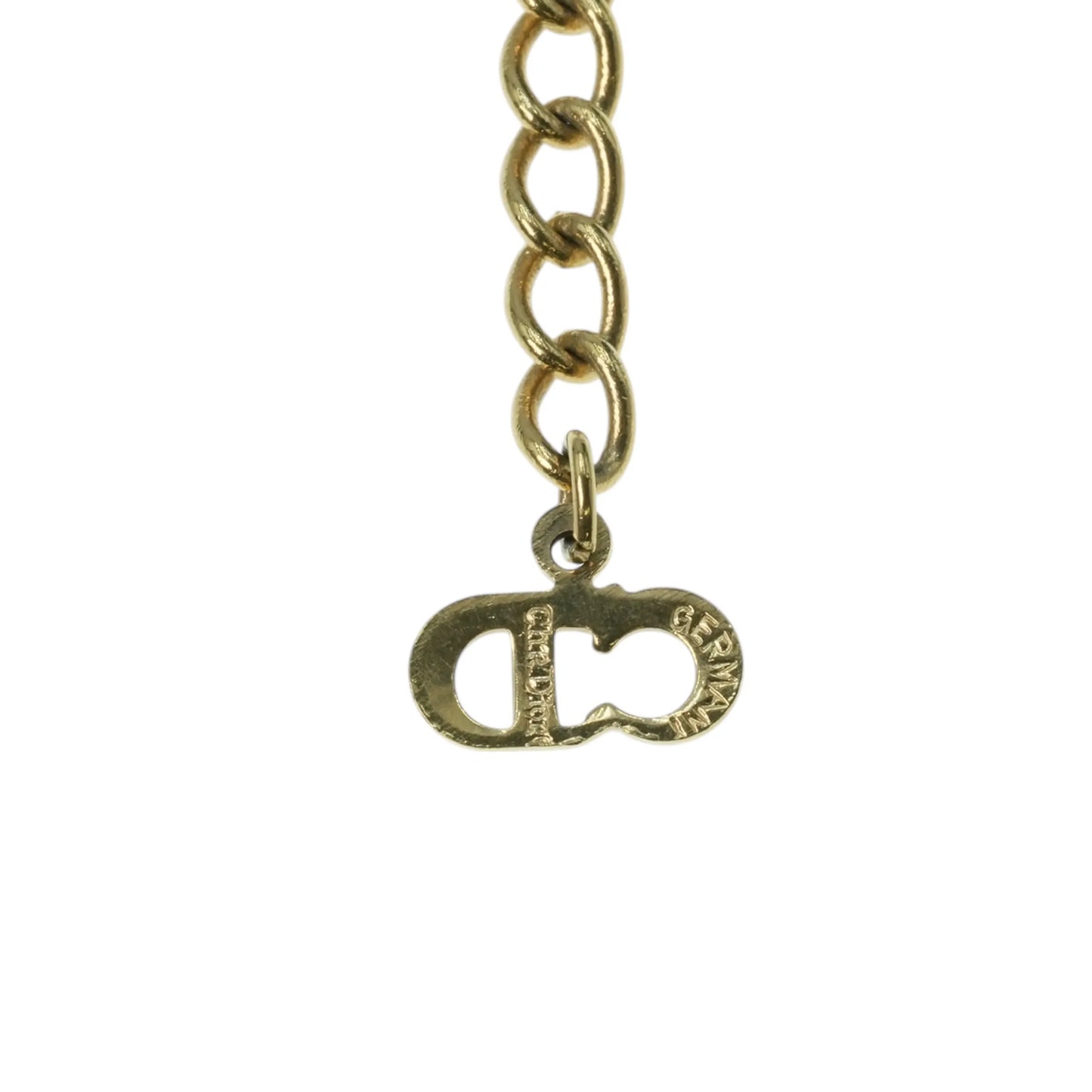 Dior Dolphin Pendant Necklace - Gold Plated