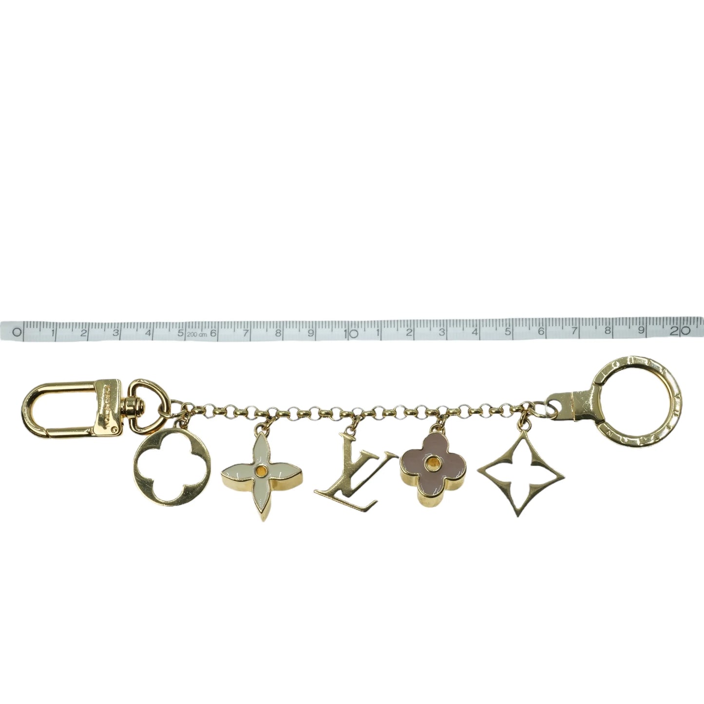 Louis Vuitton Fleur de Monogram Charm Accessory - Gold Plated