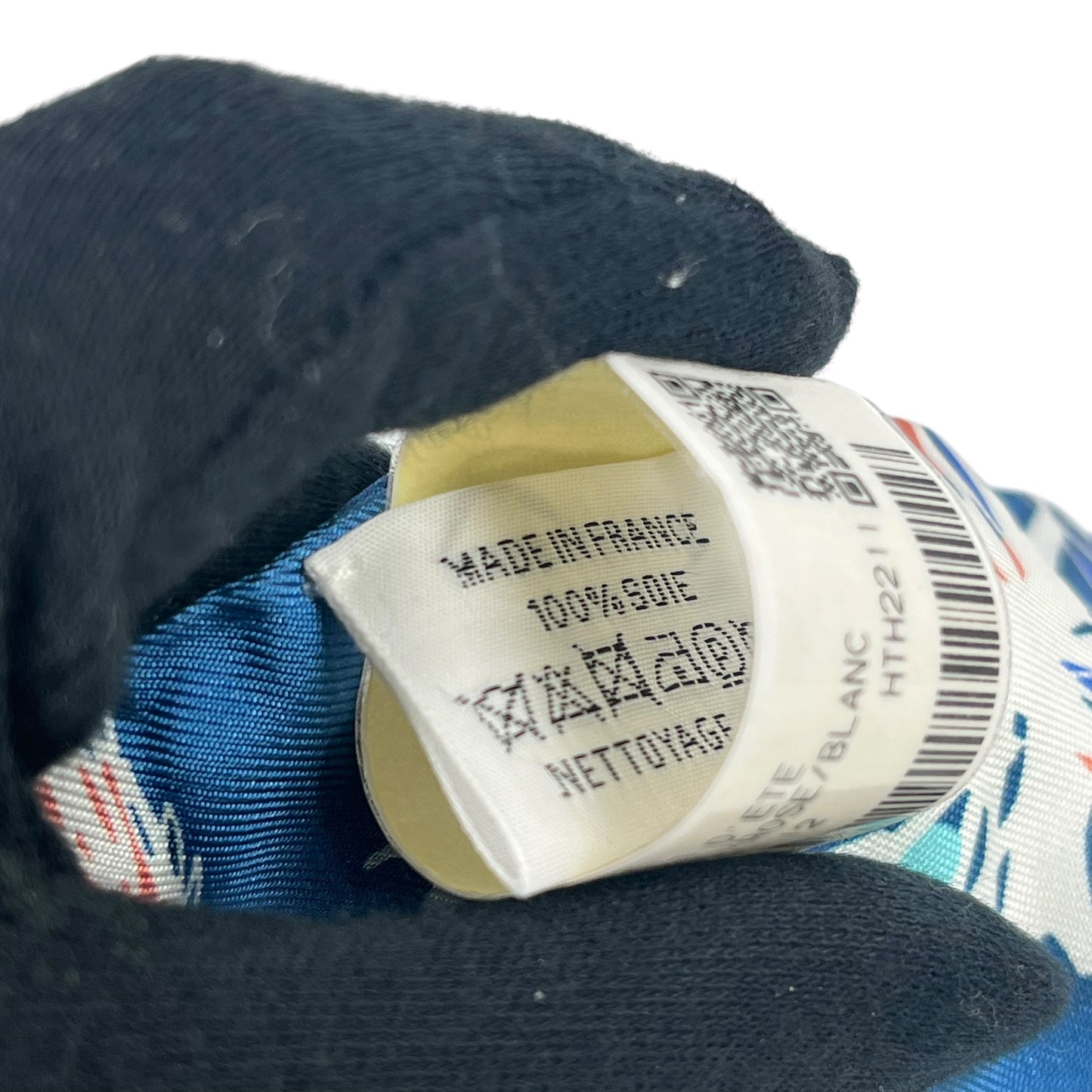 Hermès Twilly Scarf Rayeur d'Eté - Blue, Navy, and Multicolor