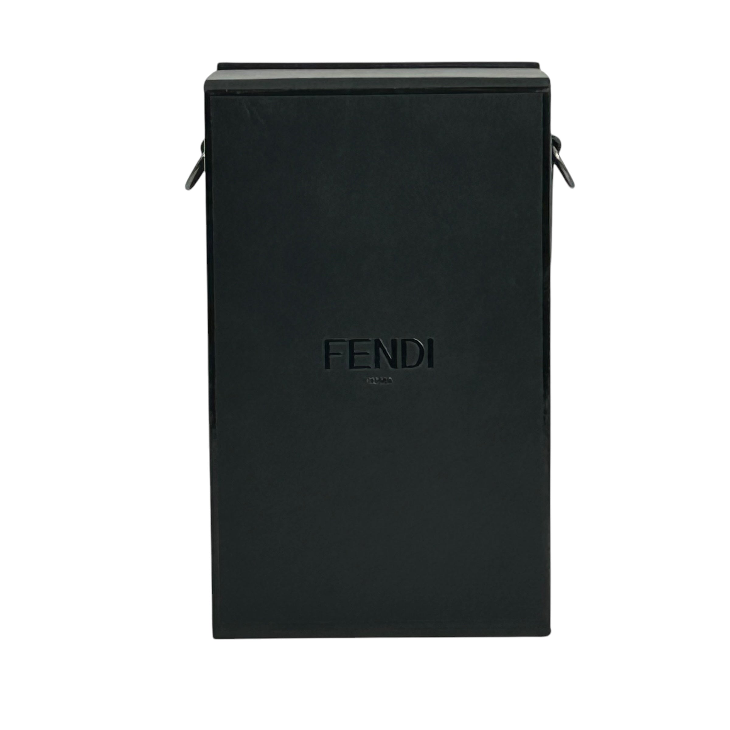 FENDI Leather Box Black Shoulder Bag - Black – Feed Festa