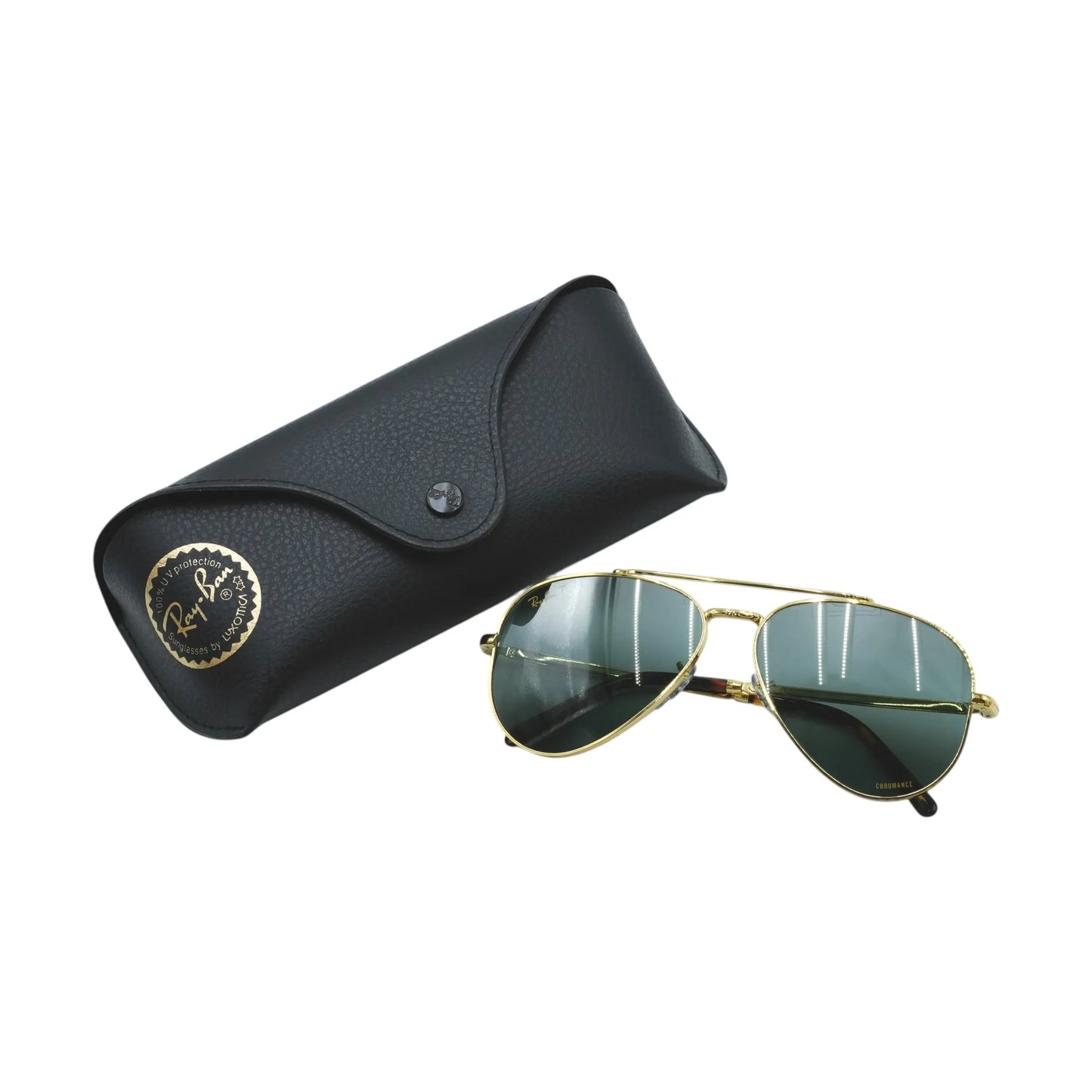 Ray-Ban Gold Frame Sunglasses - Gold - 34030