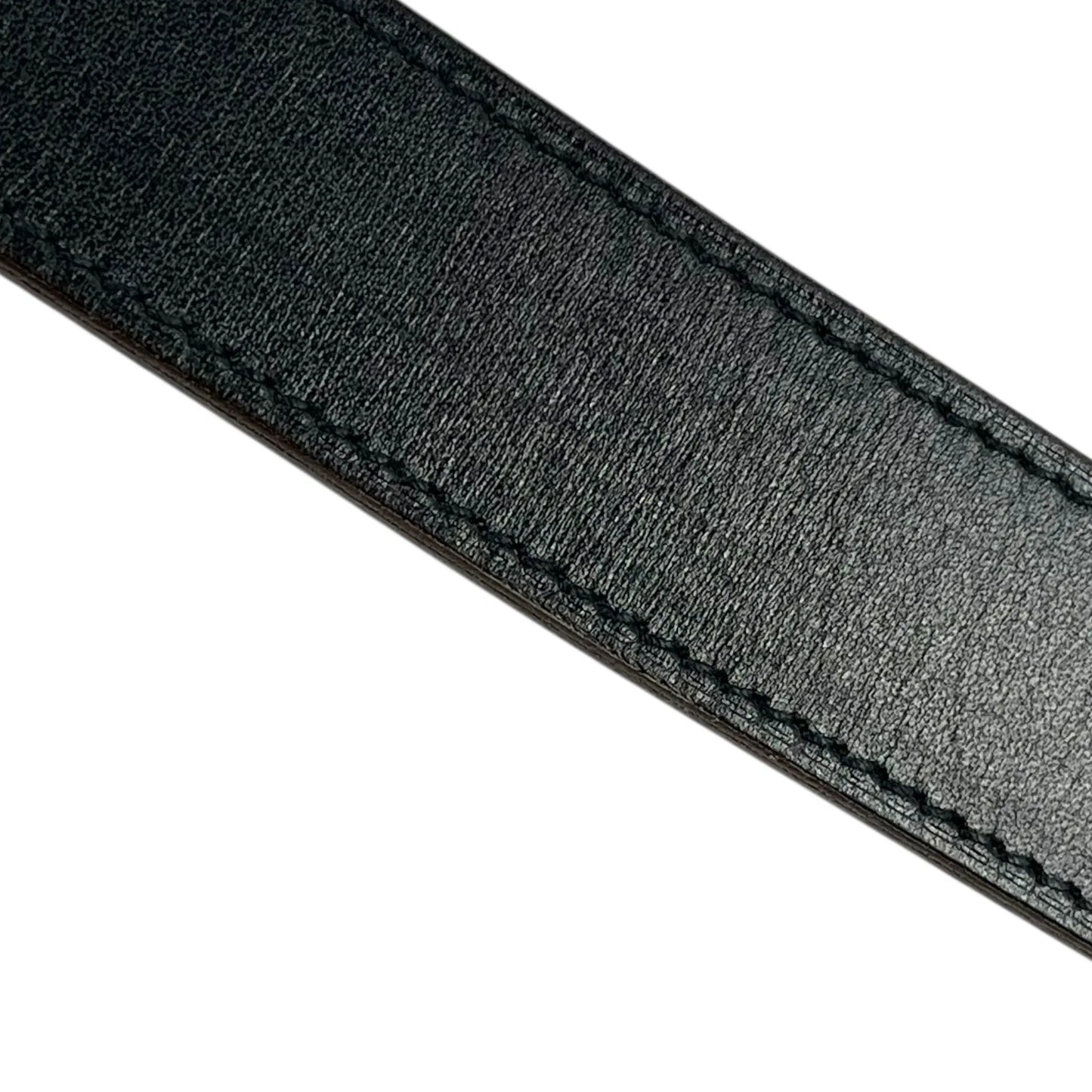 Hermès エトリヴィエール 32 レザー □F刻印(2002年製)ベルト - ブラック