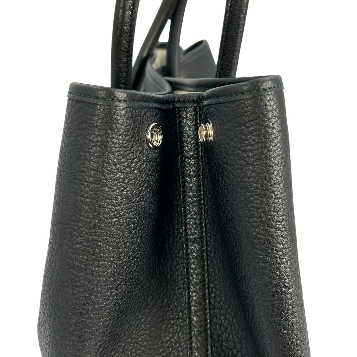 HERMES ガーデンパーティ PM ネゴンダ □L刻印(2008年製) トートバッグ - ブラック