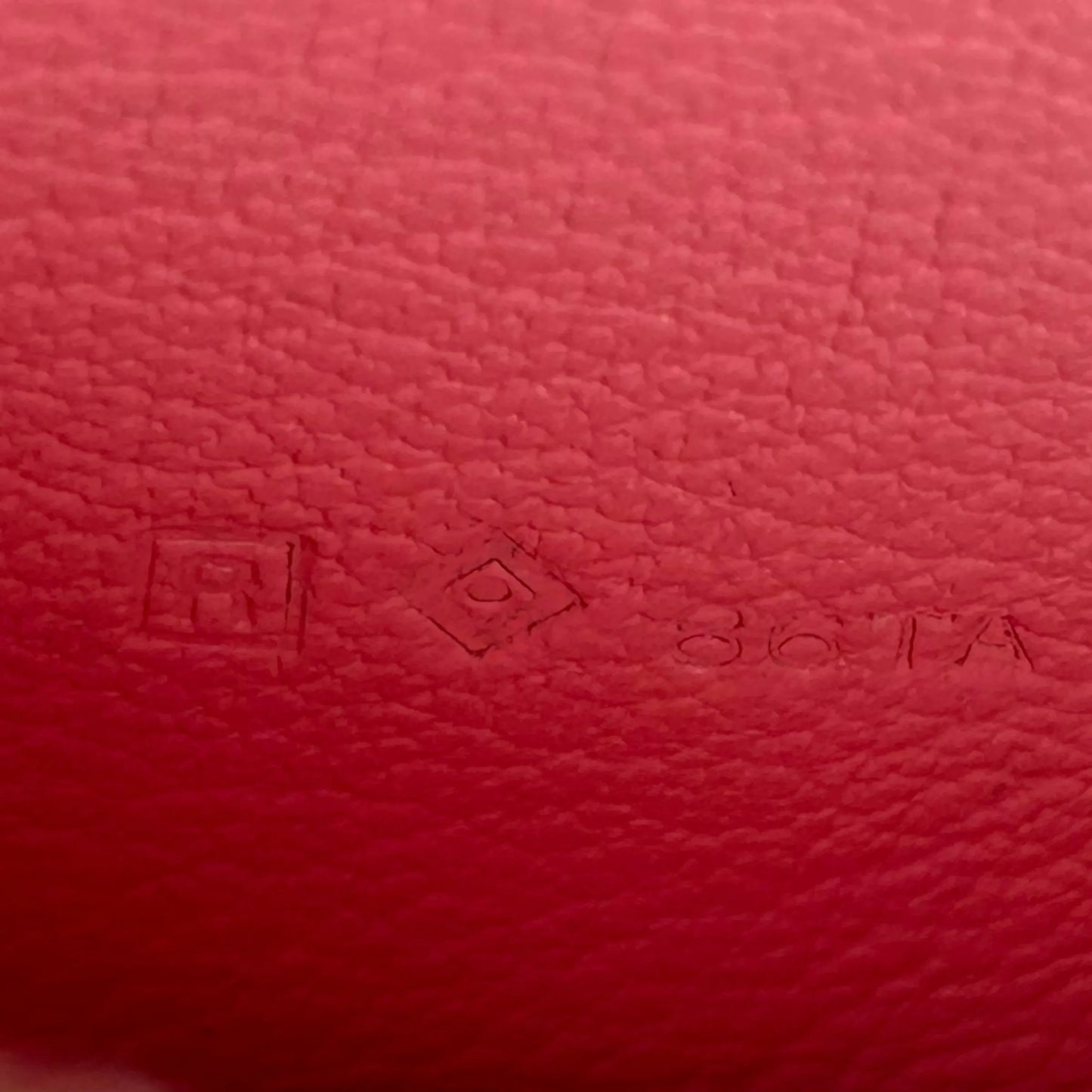 HERMES ベアン スフレ レザー □R刻印(2014年製) ロングウォレット - ピンク