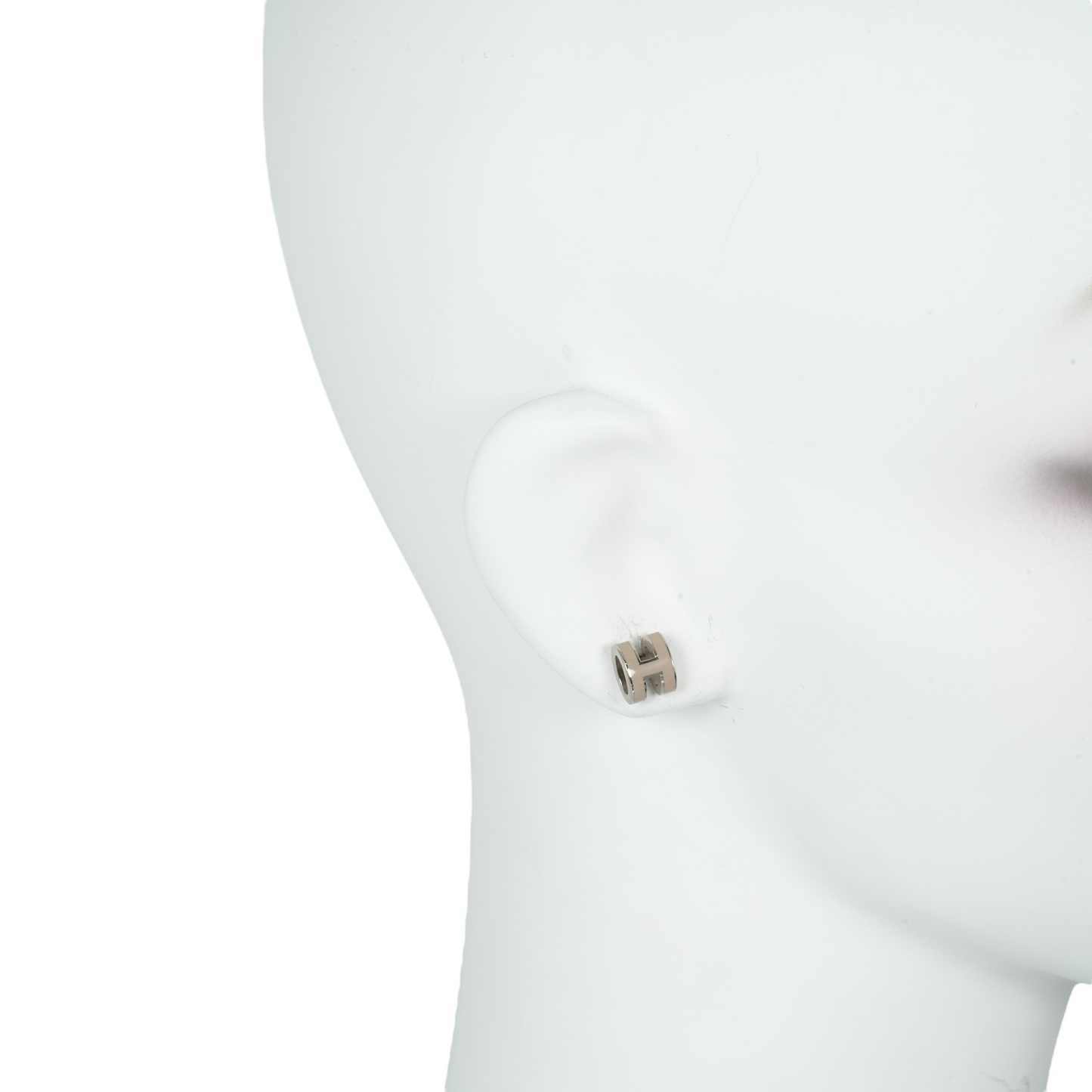 Hermès ミニポップアッシュ ピアス - ベージュ - メタル