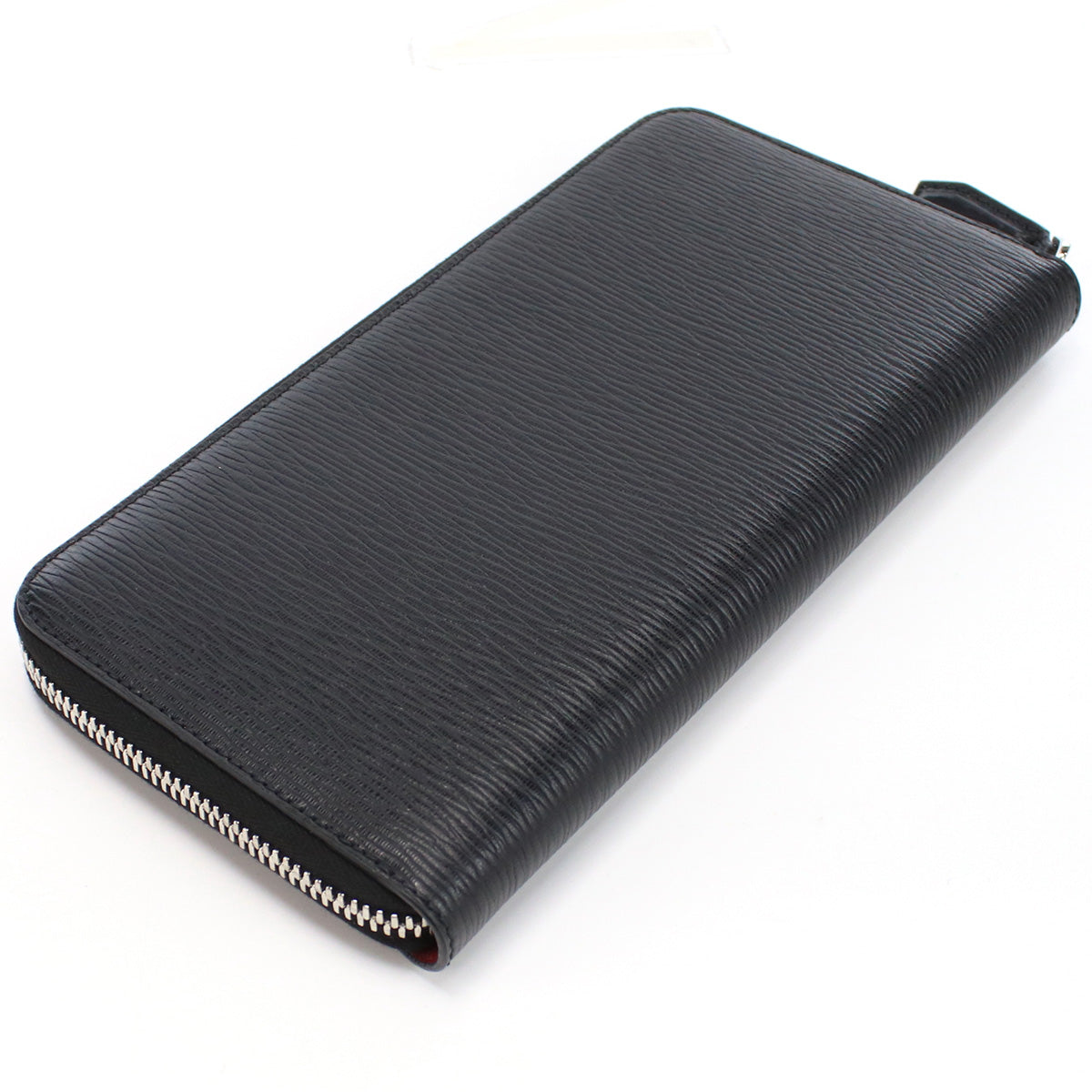 FERRAGAMO Gancini Calfskin Card Case - Black