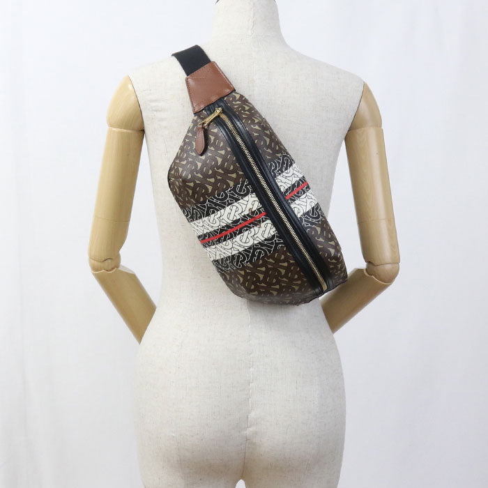 BURBERRY Belt Bag/PVC Body Bag - Brown