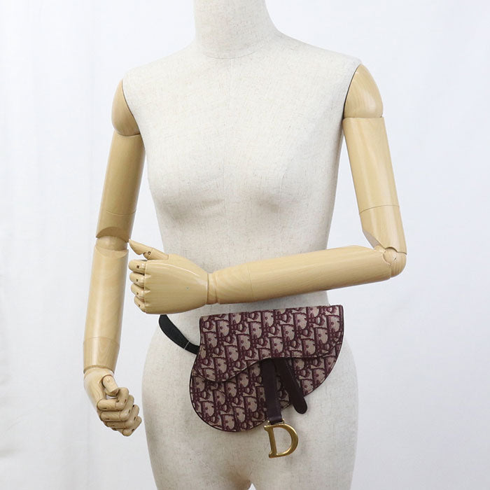 Dior Saddle Dior Oblique Belt Bag/Body Bag - Red