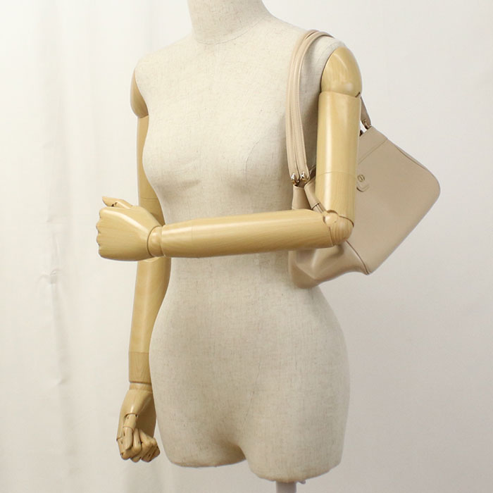 Dior キーバッグ カーフスキン ハンドバッグ - ベージュ