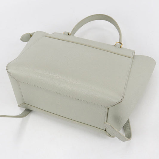 CELINE ベルトバッグ ナノ カーフスキン ハンドバッグ ショルダーバッグ - グリーン