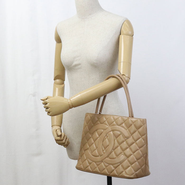 CHANEL Reissue Caviar Tote Bag - Beige