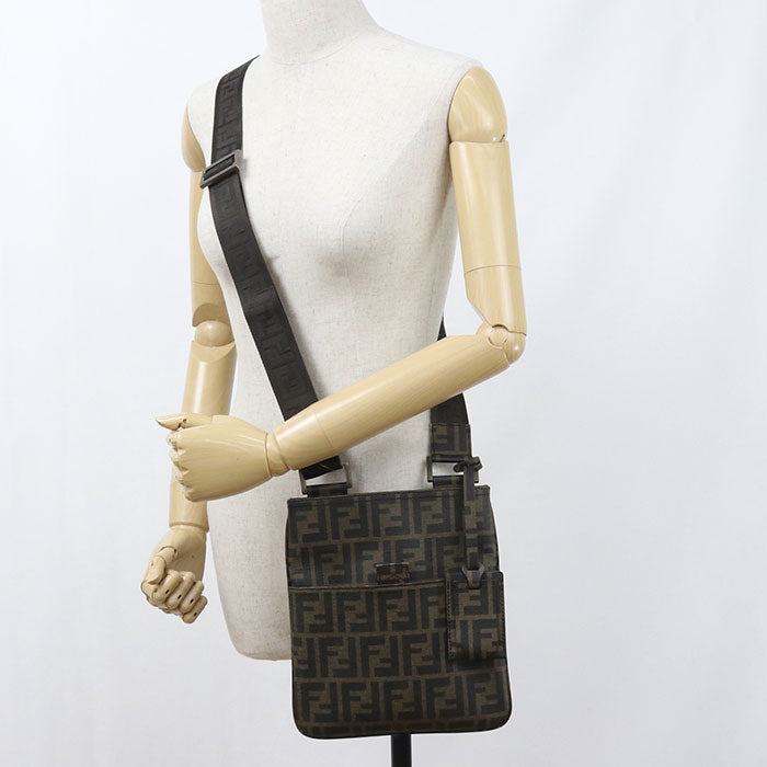 FENDI【フェンディ】 7VA214 ショルダーバッグ ズッカ 斜め掛け ショルダーバッグ PVC レディース