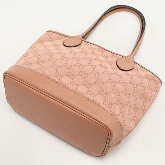 GUCCI オフィディア GGキャンバス トートバッグ - ピンク