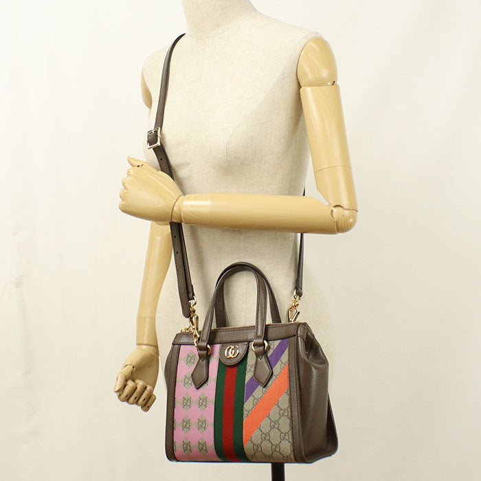 GUCCI【グッチ】 547551 2WAY オフィディア ハンドバッグ PVC/レザー レディース