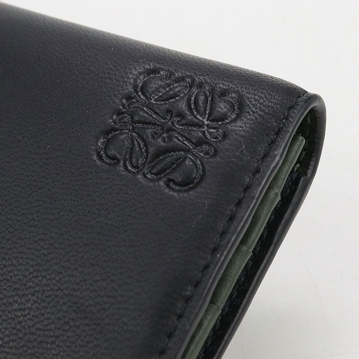LOEWE Horizontal Wallet in Calfskin - Black