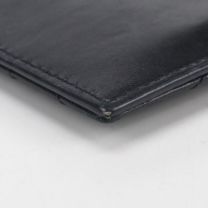 SAINT LAURENT Cassandra Lambskin Coin and Card Case - Black