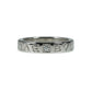 BVLGARI BB Double Logo 1PD Diamond Ring Jewelry - 18K White Gold 