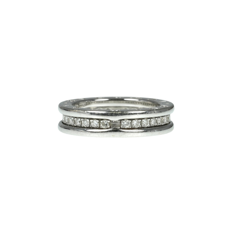 BVLGARI B.zero1 Diamond 1-Band Ring Jewelry - 18KWG 