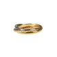 Cartier Trinity Ring Jewelry - 18KYG 18KWG 18KPG 
