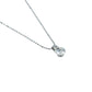 0.411ct Diamond Necklace - 18KWG / Pt900 