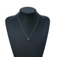 0.411ct Diamond Necklace - 18KWG / Pt900 