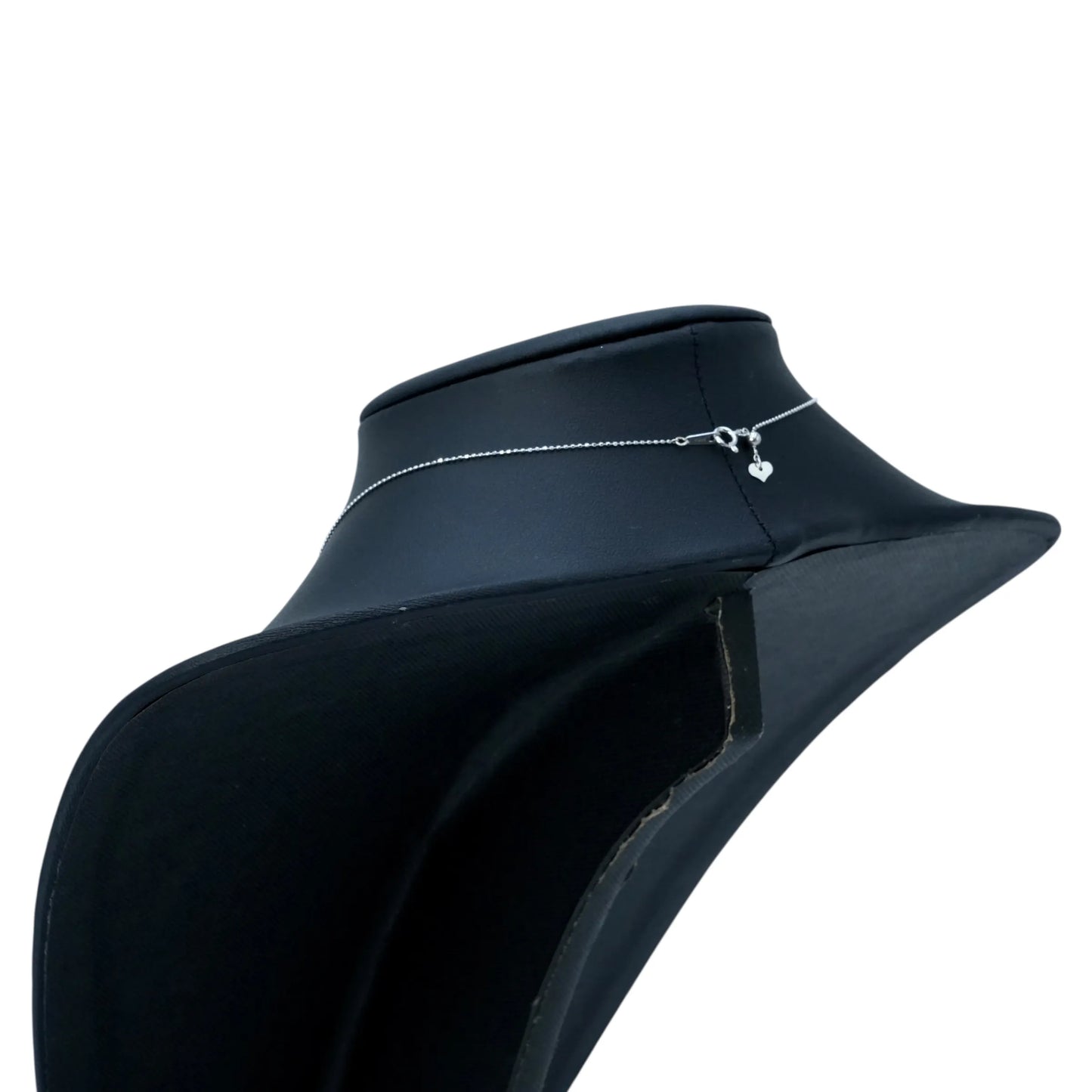 0.411ct Diamond Necklace - 18KWG / Pt900 