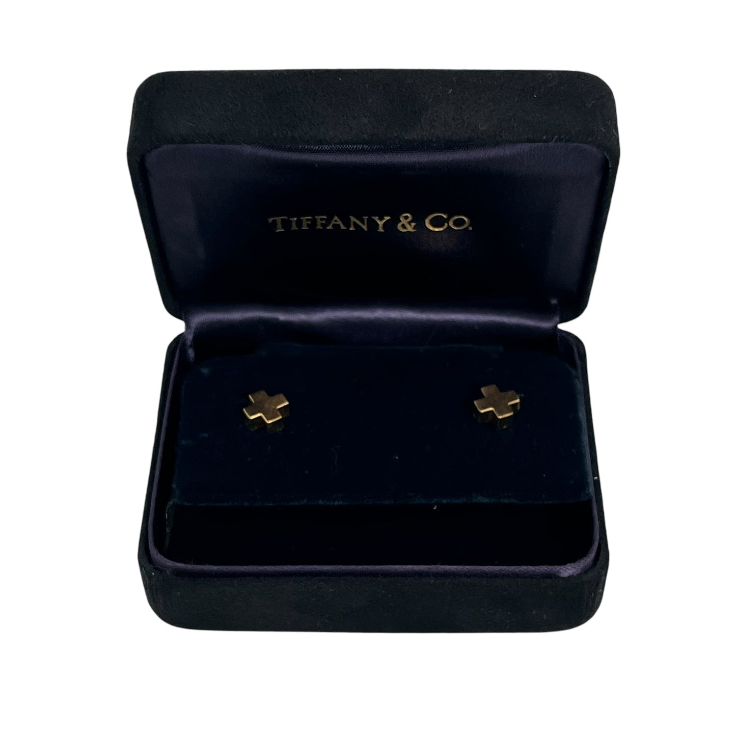 Tiffany & Co ローマン クロス ピアス ジュエリー - 18KYG