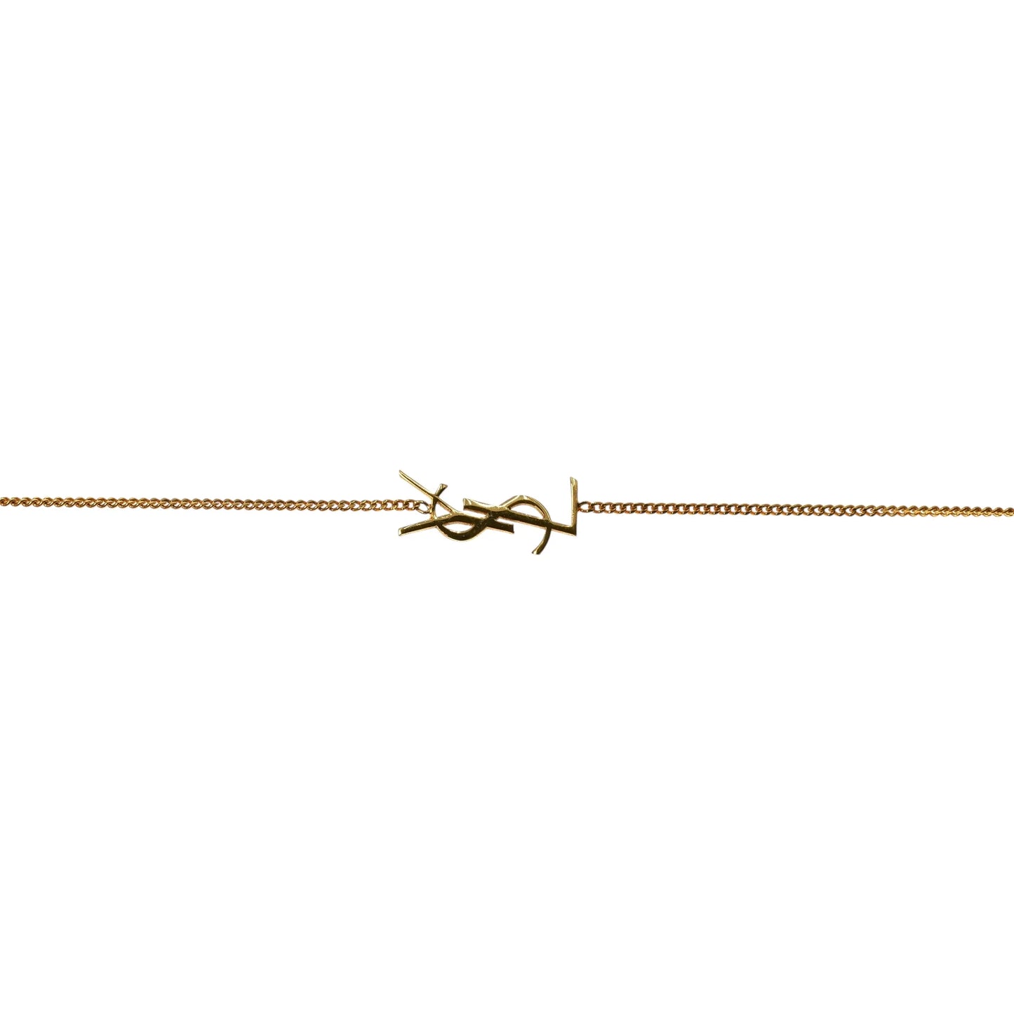 Saint Laurent YSL Logo Bracelet - Metal - 25072 