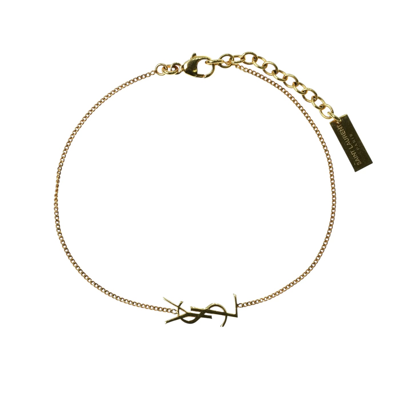Saint Laurent YSL Logo Bracelet - Metal - 25072 