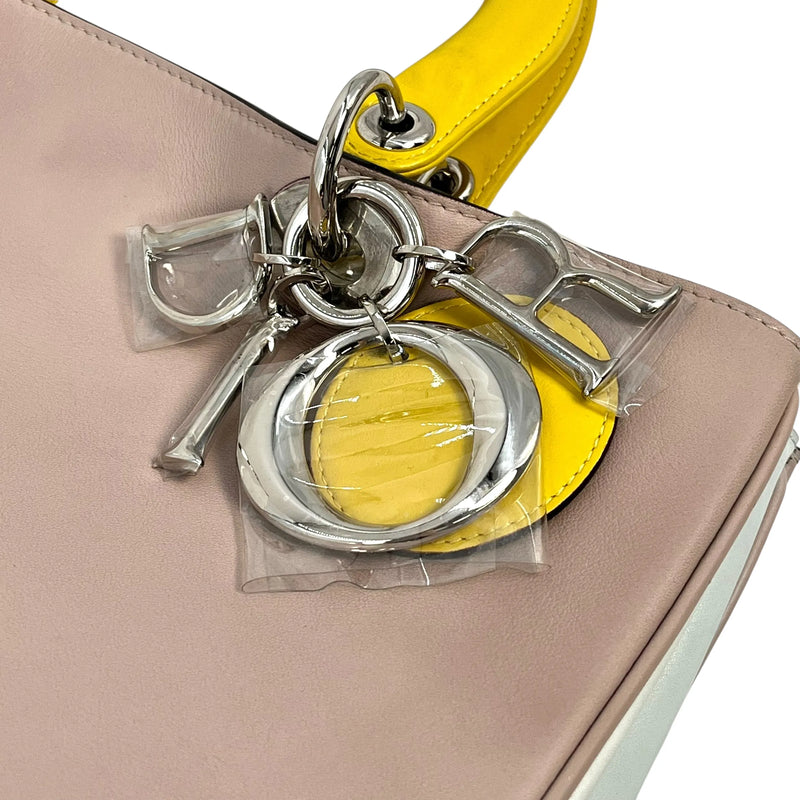 Dior ディオリッシモ トートバッグ ショルダーバッグ - ベージュ × イエロー