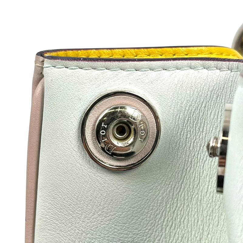 Dior ディオリッシモ トートバッグ ショルダーバッグ - ベージュ × イエロー
