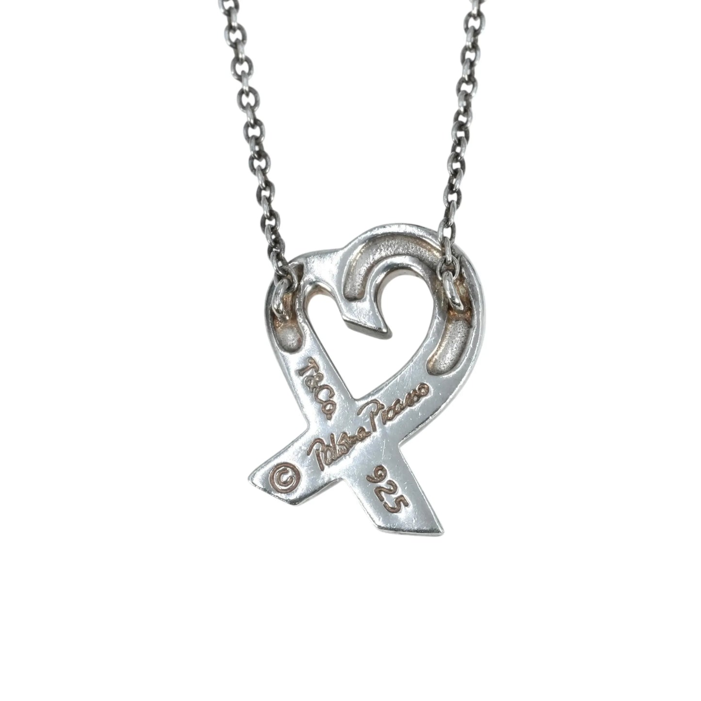 Tiffany & Co ラビングハート ネックレス ジュエリー - SV925