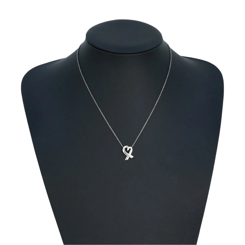 Tiffany & Co ラビングハート ネックレス ジュエリー - SV925