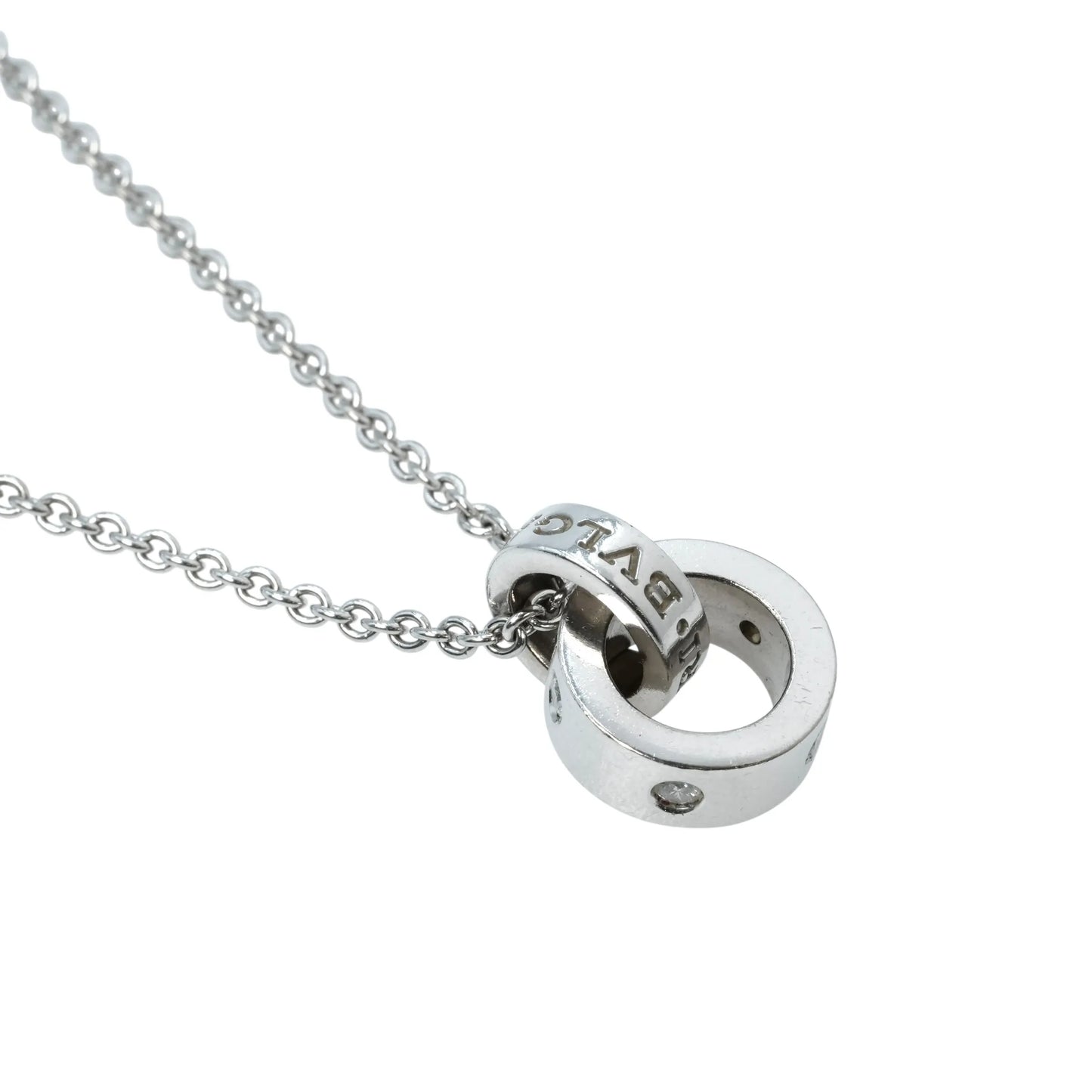 BVLGARI ブルガリブルガリ 5PD ネックレス - 18KWG