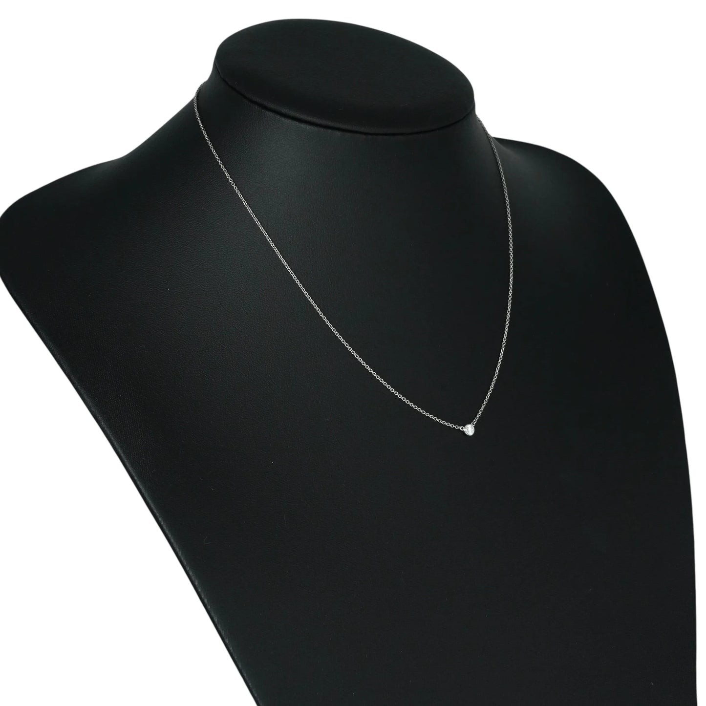 Tiffany & Co バイザヤード ダイヤモンド ネックレス - Pt950