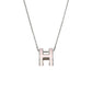 Hermès Mini Pop Ash Necklace - Pink - Metal - 28317 