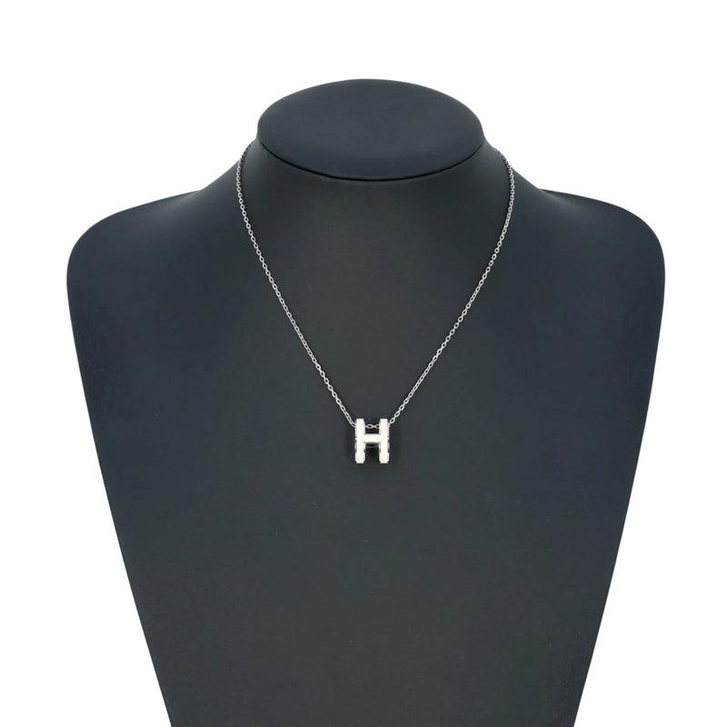 Hermès Mini Pop Ash Necklace - Pink - Metal - 28317 