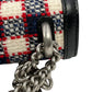 GUCCI Dionysus Tweed Shoulder Bag - Red × Blue × White 