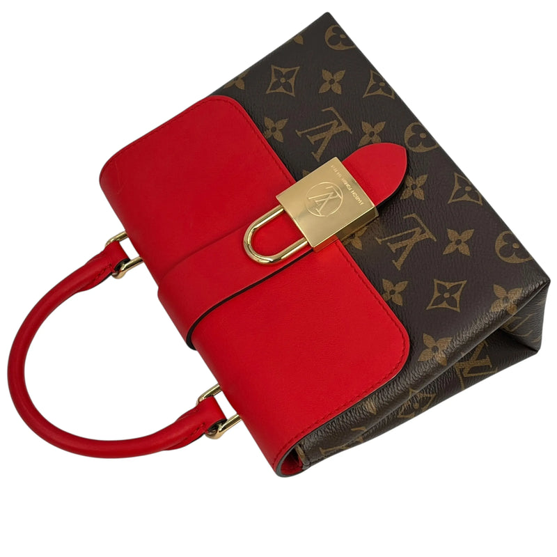 Louis Vuitton モノグラム キャンバス ロッキー BB ハンドバッグ ショルダーバッグ - レッド