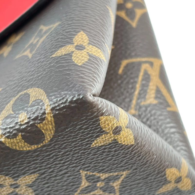 Louis Vuitton モノグラム キャンバス ロッキー BB ハンドバッグ ショルダーバッグ - レッド