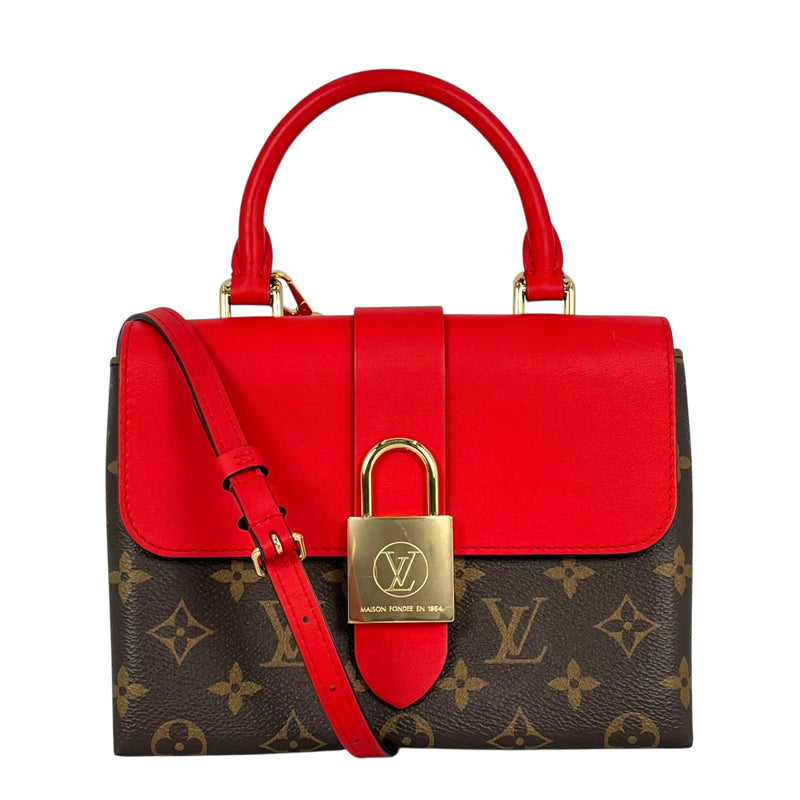 Louis Vuitton モノグラム キャンバス ロッキー BB ハンドバッグ ショルダーバッグ - レッド